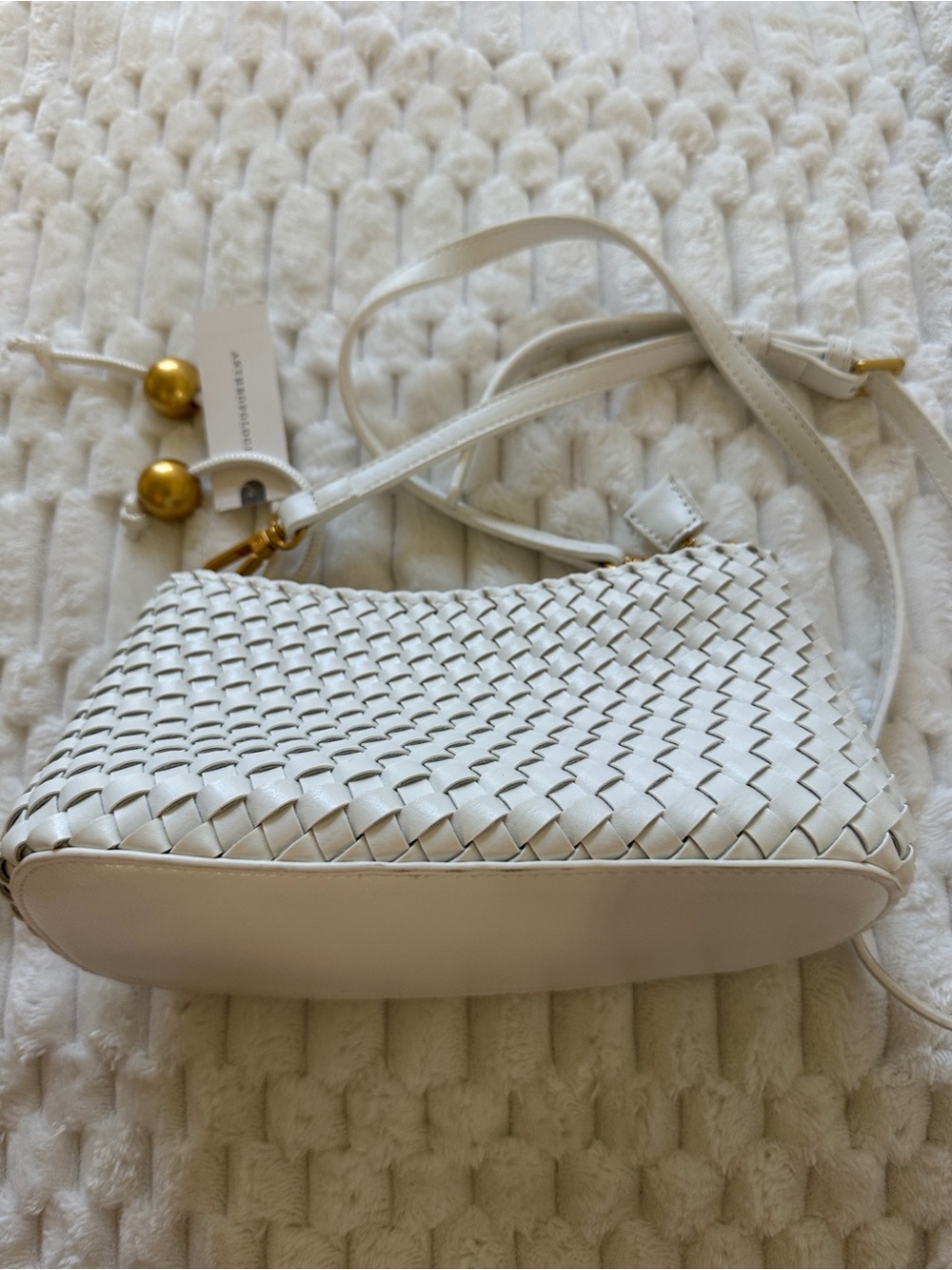 NWT ANTHROPOLOGY Calla Woven Crossbody Bag - Picture 5 of 6